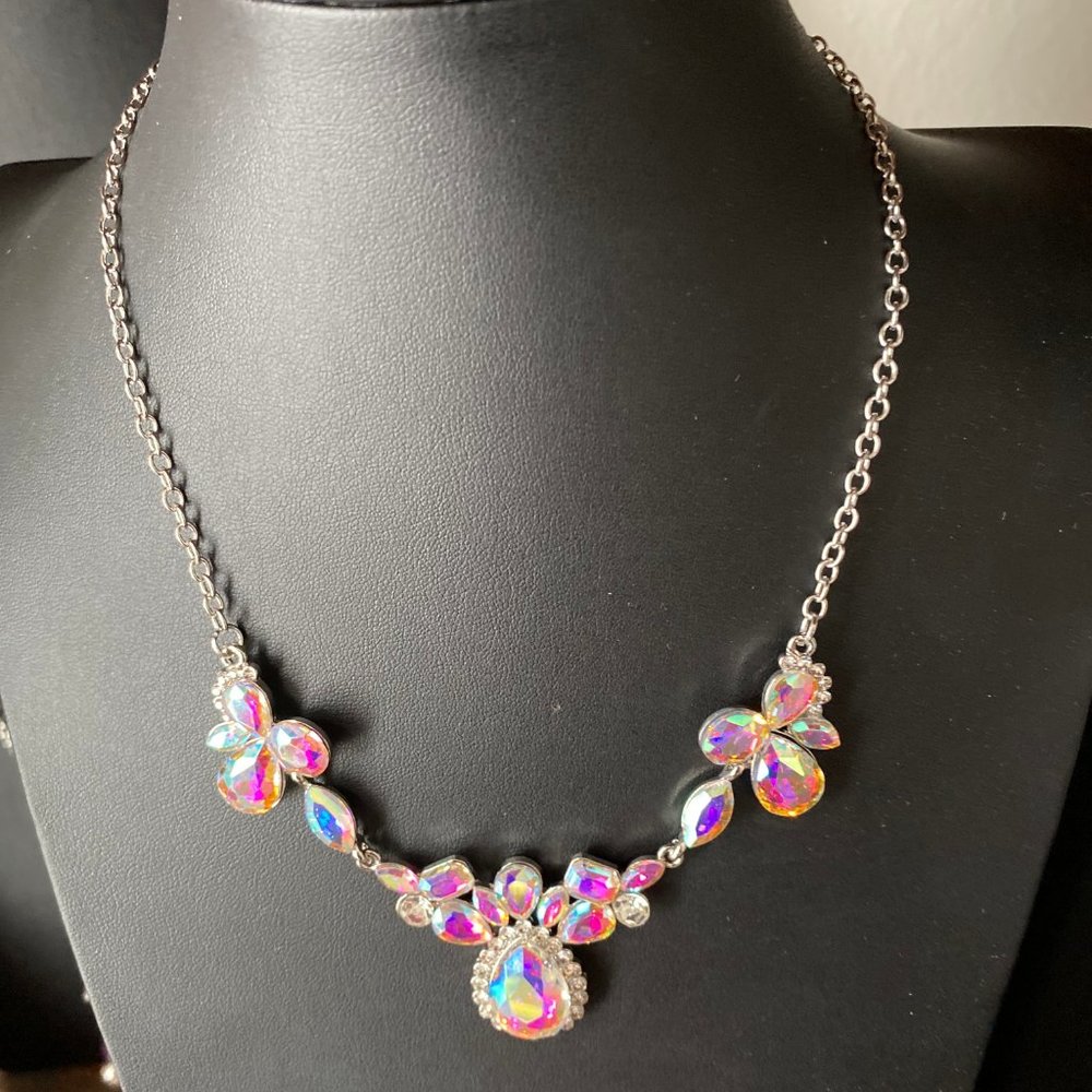 Paparazzi Intergalactic Multi Necklace: Empire Diamond Exclusive
